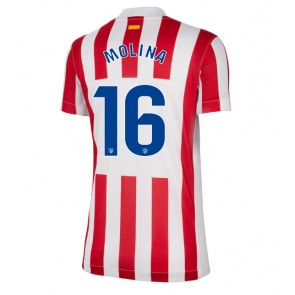Atletico Madrid Nahuel Molina #16 Dámské Domácí Dres 2025-26 Krátký Rukáv